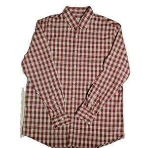 Sun River Clothing Co. Men's XXL White Green Plaid Button Down Casual Shirt